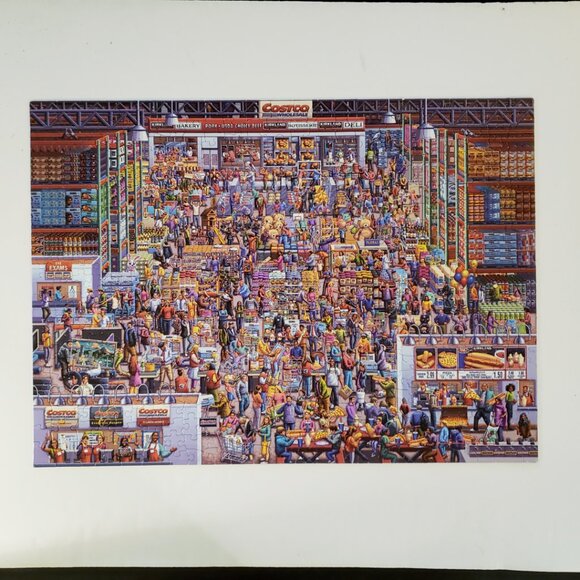 Puzzle 500pc 19x26 Dowdle Costco Wholesale Shopping Store Jigsaw Pre-owned - Picture 7 of 16